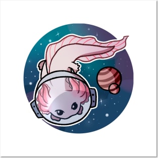 Space Axolotl Posters and Art